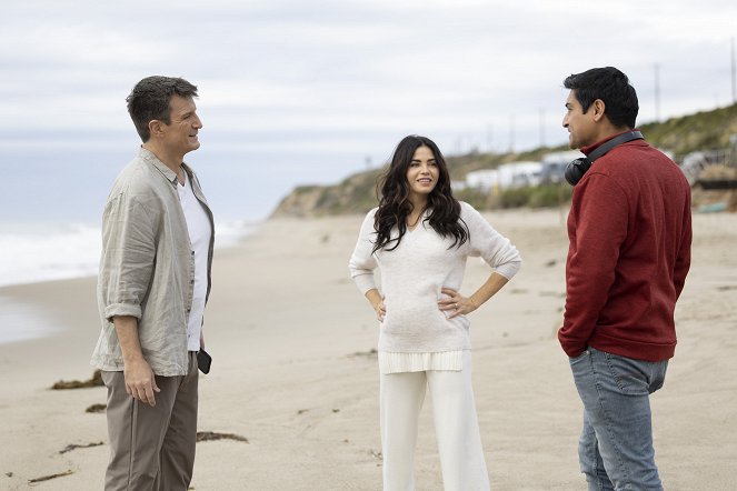 The Rookie - Trouble in Paradise - Tournage - Nathan Fillion, Jenna Dewan