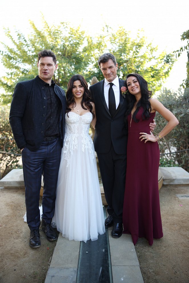 The Rookie - Season 6 - The Hammer - Dreharbeiten - Flula Borg, Jenna Dewan, Nathan Fillion, Meg DeLacy