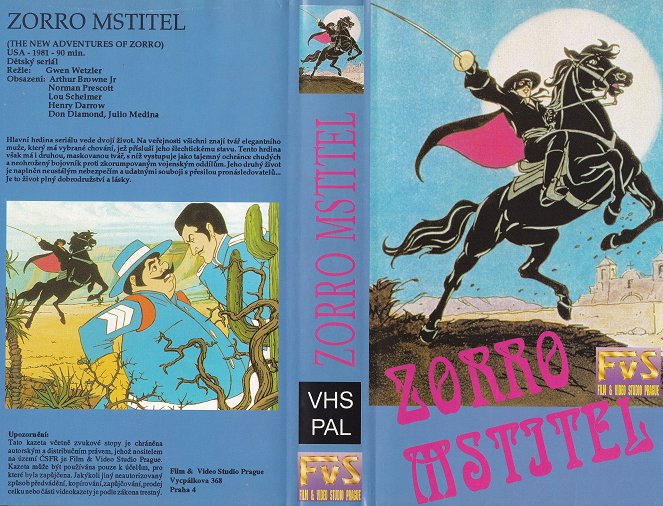 The New Adventures of Zorro - Borítók