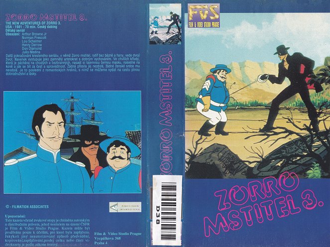 The New Adventures of Zorro - Carátulas
