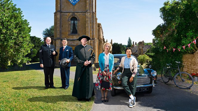 Father Brown - Season 10 - Promoción - John Burton, Tom Chambers, Mark Williams, Claudie Blakley, Ruby-May Martinwood