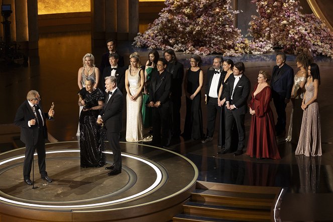 The Oscars - Film - Charles Roven, Emma Thomas, Florence Pugh, Christopher Nolan, Cillian Murphy, Emily Blunt, Robert Downey Jr.