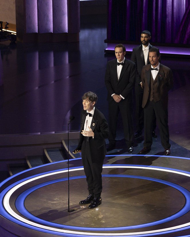 Ceremonia de los Oscar 2024 - De la película - Cillian Murphy, Nicolas Cage, Matthew McConaughey