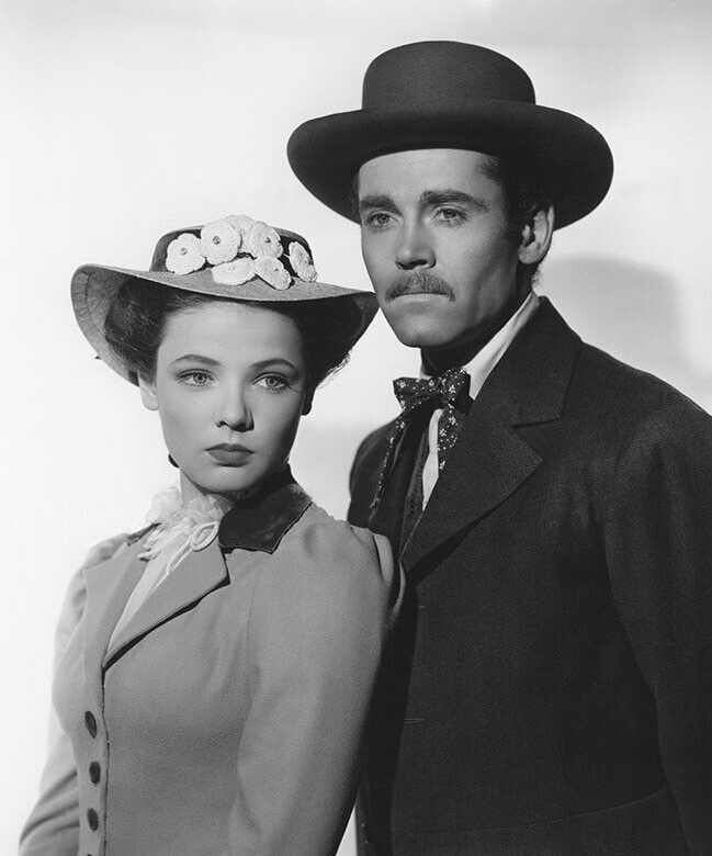 Rache für Jesse James - Werbefoto - Gene Tierney, Henry Fonda