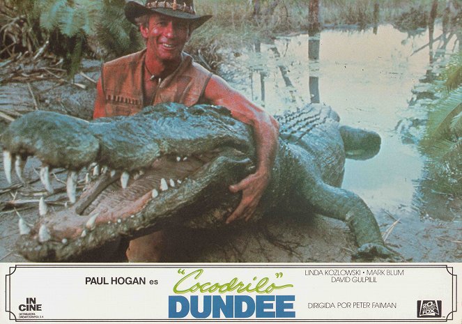 Crocodile Dundee - Ein Krokodil zum Küssen - Lobbykarten - Paul Hogan