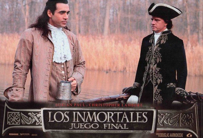 Los Inmortales: Juego final - Fotocromos - Adrian Paul, Christopher Lambert