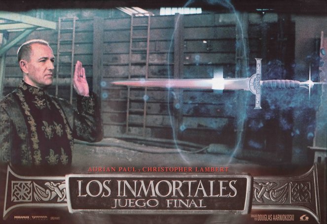 Los Inmortales: Juego final - Fotocromos - Bruce Payne