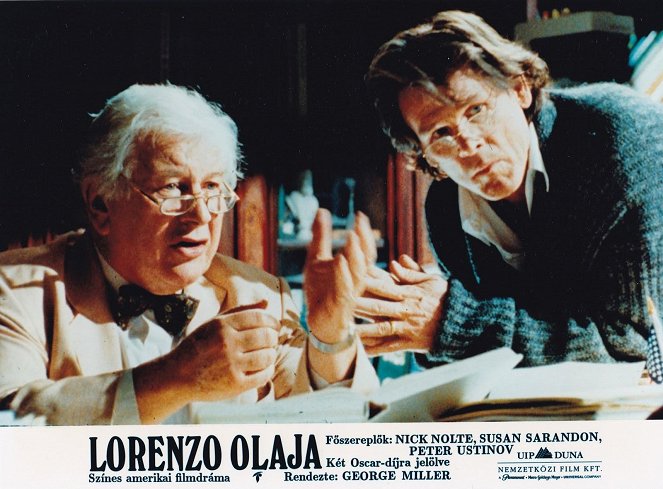 Lorenzos Öl - Lobbykarten - Peter Ustinov, Nick Nolte