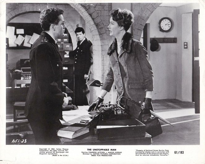 The Unstoppable Man - Lobby Cards - Lois Maxwell