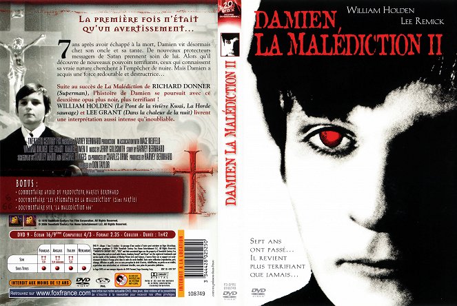 La maldición de Damien - Carátulas