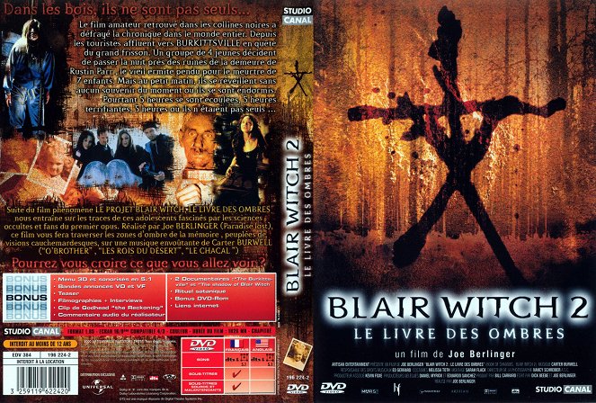 Book of Shadows: Blair Witch 2 - Covers
