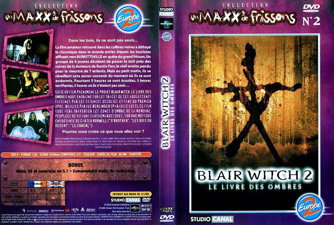 Księga cieni: Blair Witch 2 - Okładki