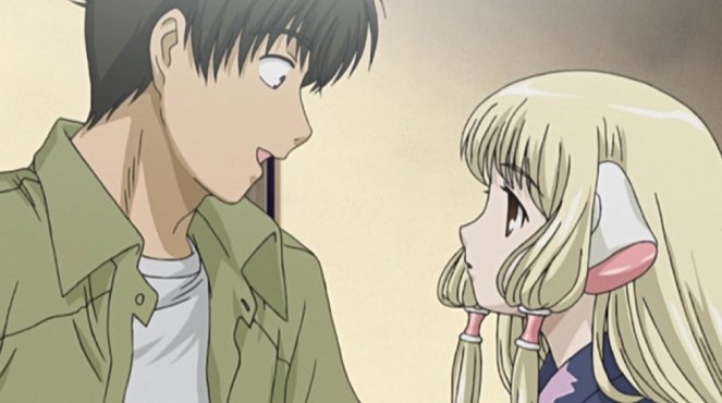 Chobits - Shinbo and Sumomo Chat - Photos