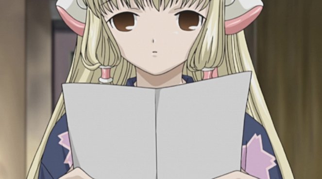 Chobits - Shinbo and Sumomo Chat - Photos