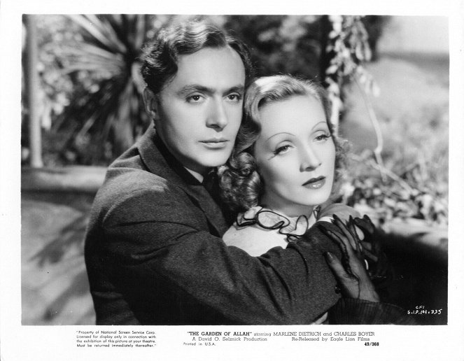Der Garten Allahs - Lobbykarten - Charles Boyer, Marlene Dietrich