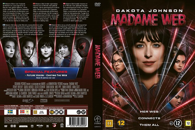 Madame Web - Capas