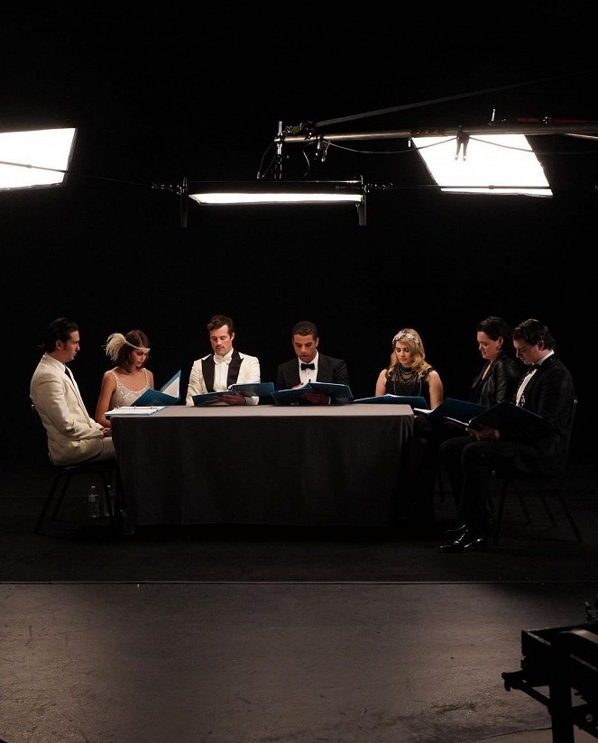 The Great Gatsby Live! - Dreharbeiten - Kaia Gerber, Jake Picking, Mason Gooding, Josephine Langford