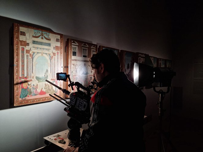 Perugino – věčná renesance - Z natáčení