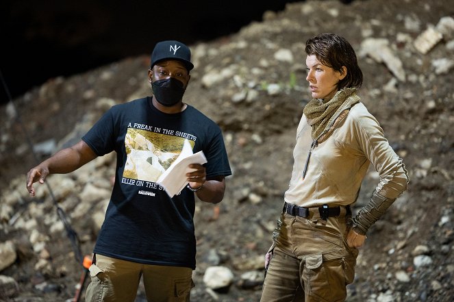 Breathe - Tournage - Stefon Bristol, Milla Jovovich