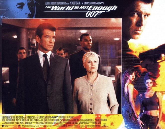 James Bond 007 - Die Welt ist nicht genug - Lobbykarten - Pierce Brosnan, Judi Dench