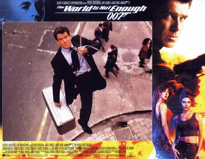 007 - O Mundo Não Chega - Cartões lobby - Pierce Brosnan