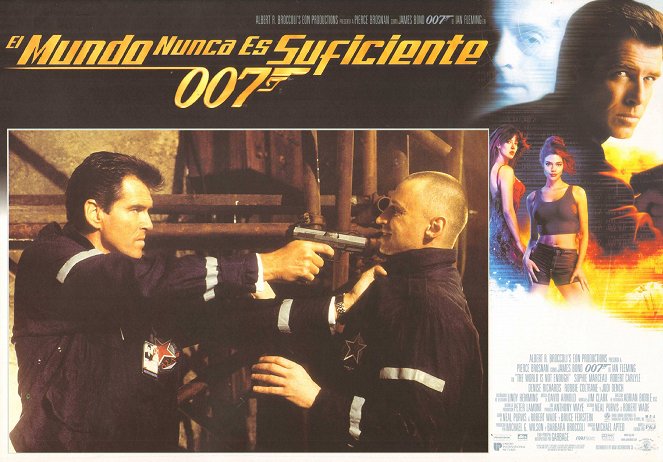 James Bond 007 - Die Welt ist nicht genug - Lobbykarten - Pierce Brosnan, Robert Carlyle