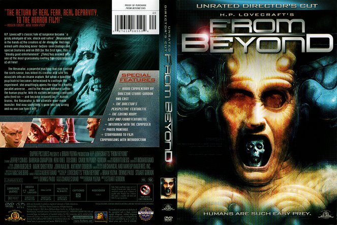 From Beyond - Aliens des Grauens - Covers