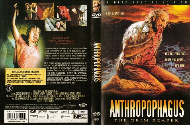 Antropophagus - Capas