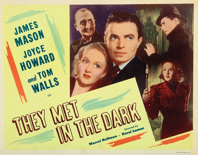 They Met in the Dark - Cartes de lobby - Tom Walls, Joyce Howard, James Mason