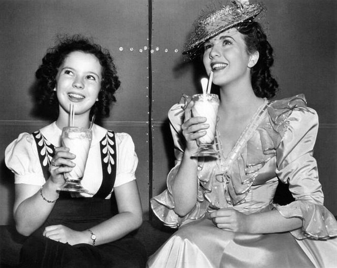 Spring Parade - Del rodaje - Shirley Temple, Deanna Durbin