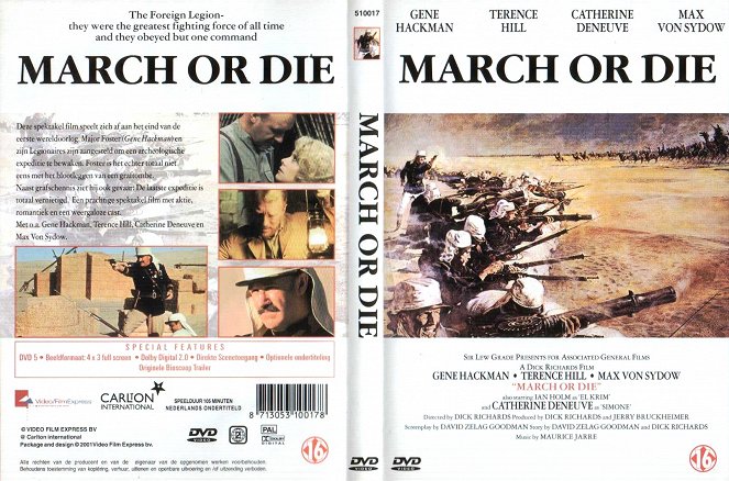 March or Die - Capas