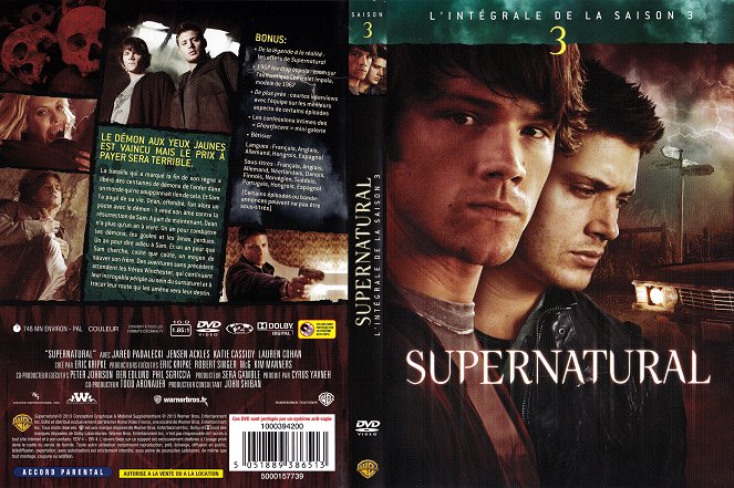 Sobrenatural - Season 3 - Capas