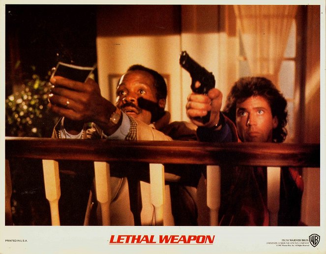 Arma Mortífera - Cartões lobby - Danny Glover, Mel Gibson