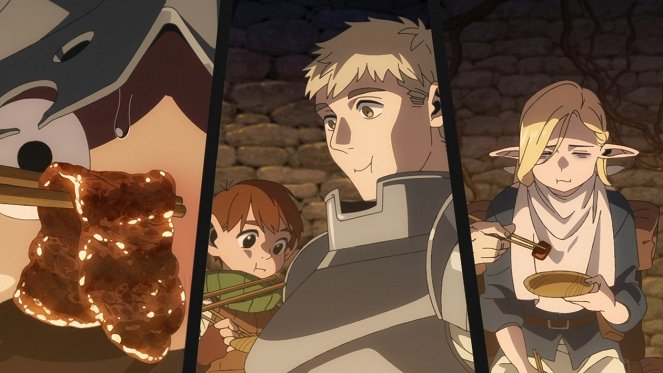 Delicious in Dungeon - Raspberries / Grilled Meat - Photos