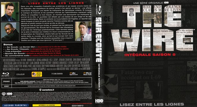 The Wire (Bajo escucha) - Season 5 - Carátulas