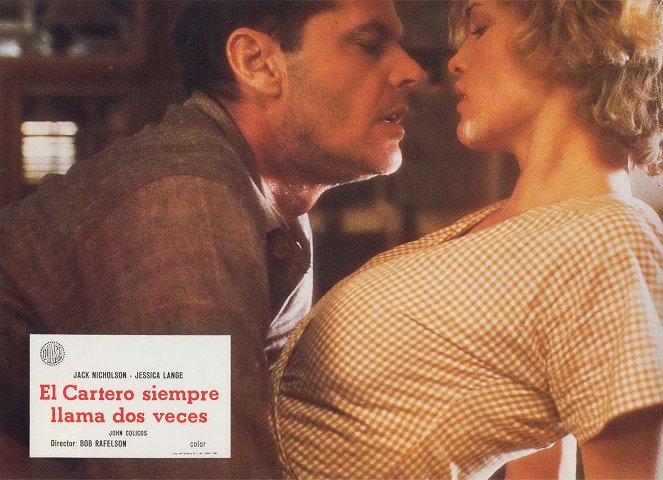 O Carteiro Toca Sempre Duas Vezes - Cartões lobby - Jack Nicholson, Jessica Lange