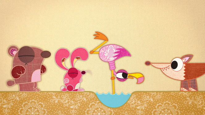 Meine Schmusedecke - Der Flamingo auf meiner Schmusedecke - Photos