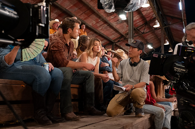 Twisters - Tournage - Glen Powell, Daisy Edgar-Jones, Lee Isaac Chung