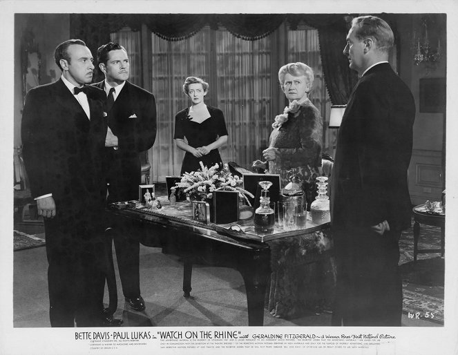 Watch on the Rhine - Fotocromos - George Coulouris, Donald Woods, Bette Davis, Lucile Watson, Paul Lukas