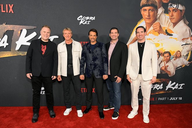 Cobra Kai - Season 6 - Evenementen - Cobra Kai Season 6 Part 1 - Special Fan Event at Autry Museum at Griffith Park on July 17, 2024 in Los Angeles, California