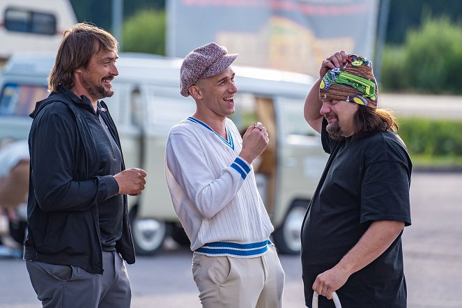 Top Gear Suomi - Filmfotók - Teemu Selänne, Christoffer Strandberg, Ismo Leikola