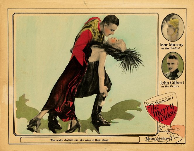 The Merry Widow - Lobby karty - John Gilbert, Mae Murray