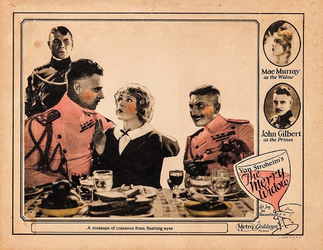 La viuda alegre - Fotocromos - John Gilbert, Mae Murray, Roy D'Arcy