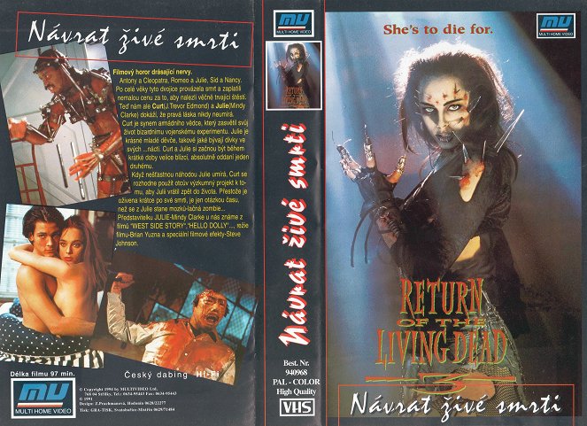 Return of the Living Dead III - Covers