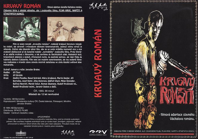 Krvavý román - Capas