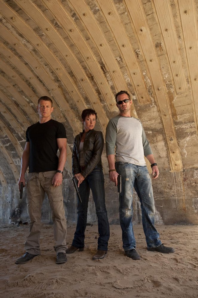 Strike Back - Episode 4 - Del rodaje - Philip Winchester, Amanda Mealing, Sullivan Stapleton