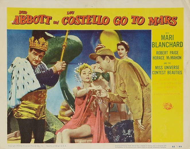 Abbott and Costello Go to Mars - Lobby Cards