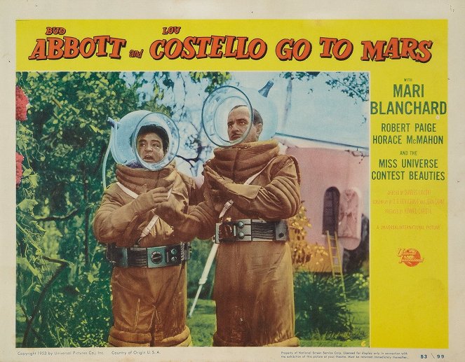 Abbott and Costello Go to Mars - Lobby Cards