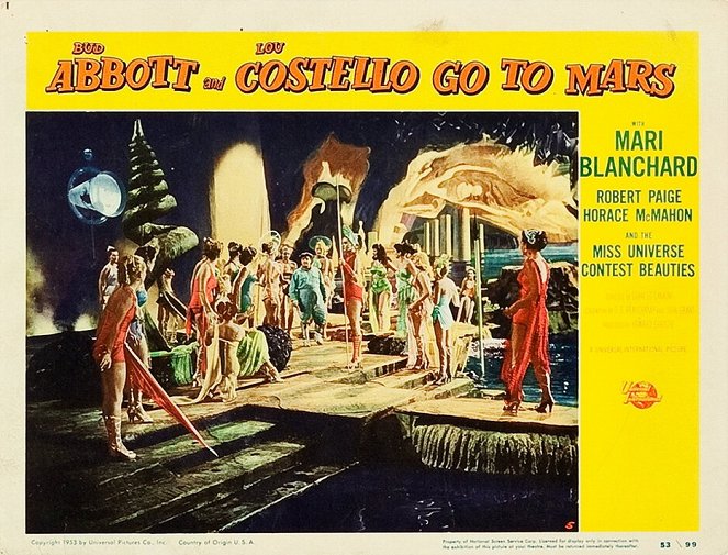 Abbott and Costello Go to Mars - Lobby Cards