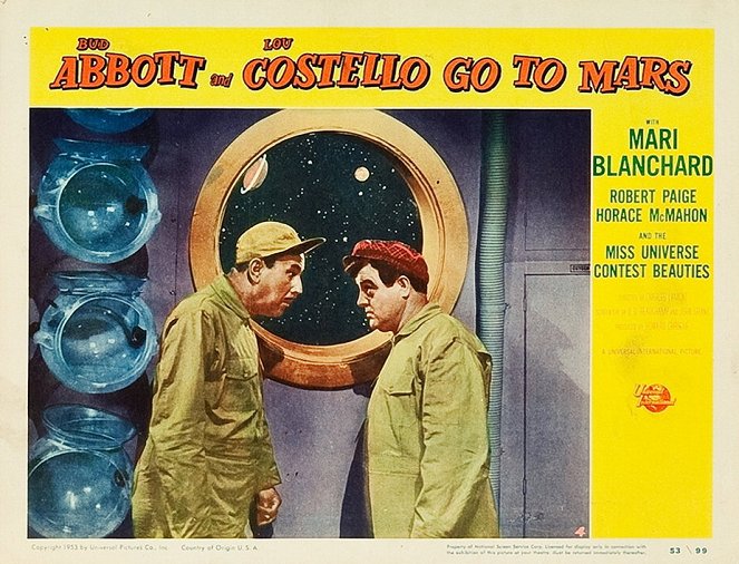 Abbott and Costello Go to Mars - Lobby Cards